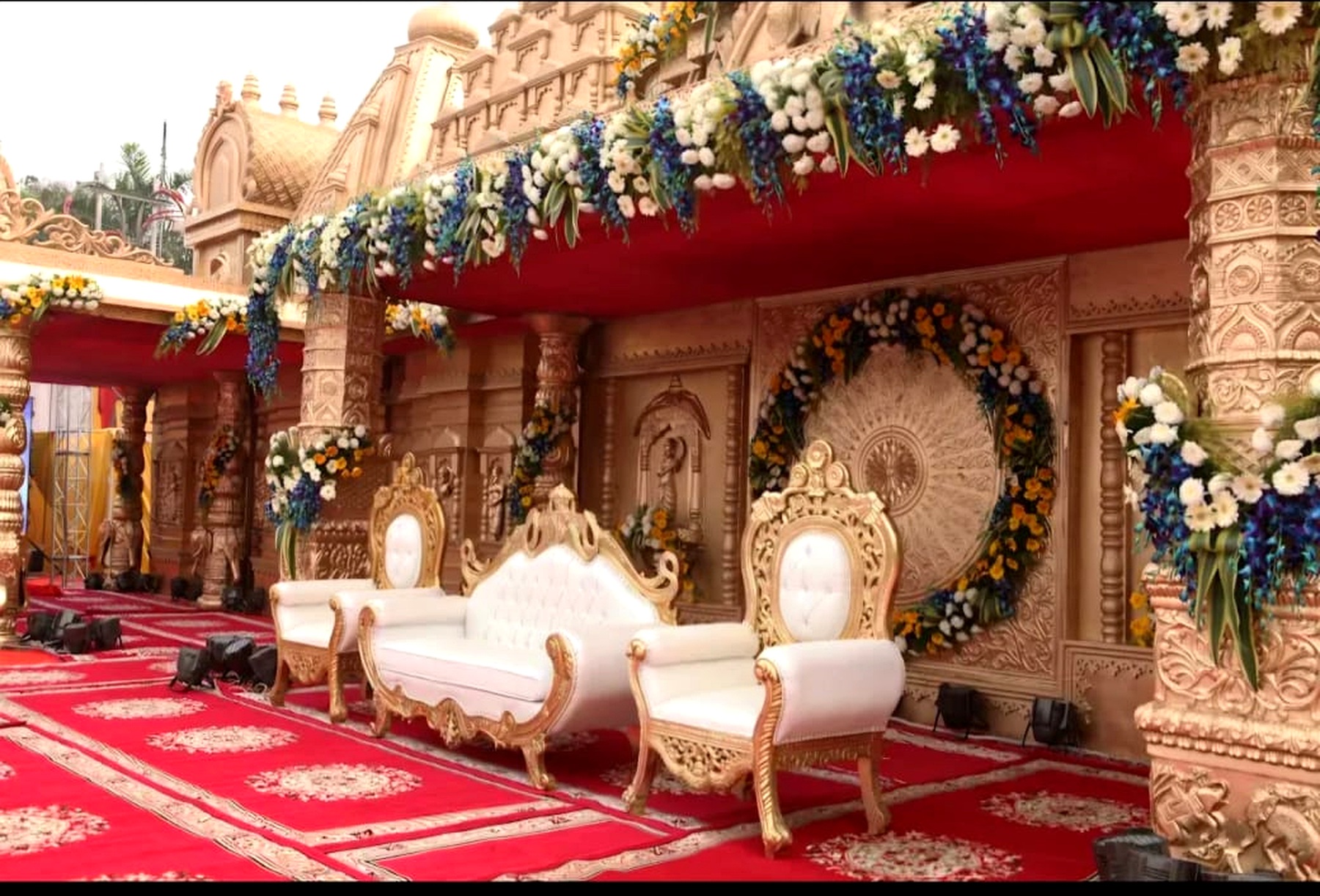 Traditional celebration setting at The Gautam Hotel